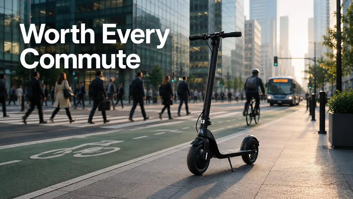 Header image for Metro America's yes-or-no daily commute electric scooter worksheet