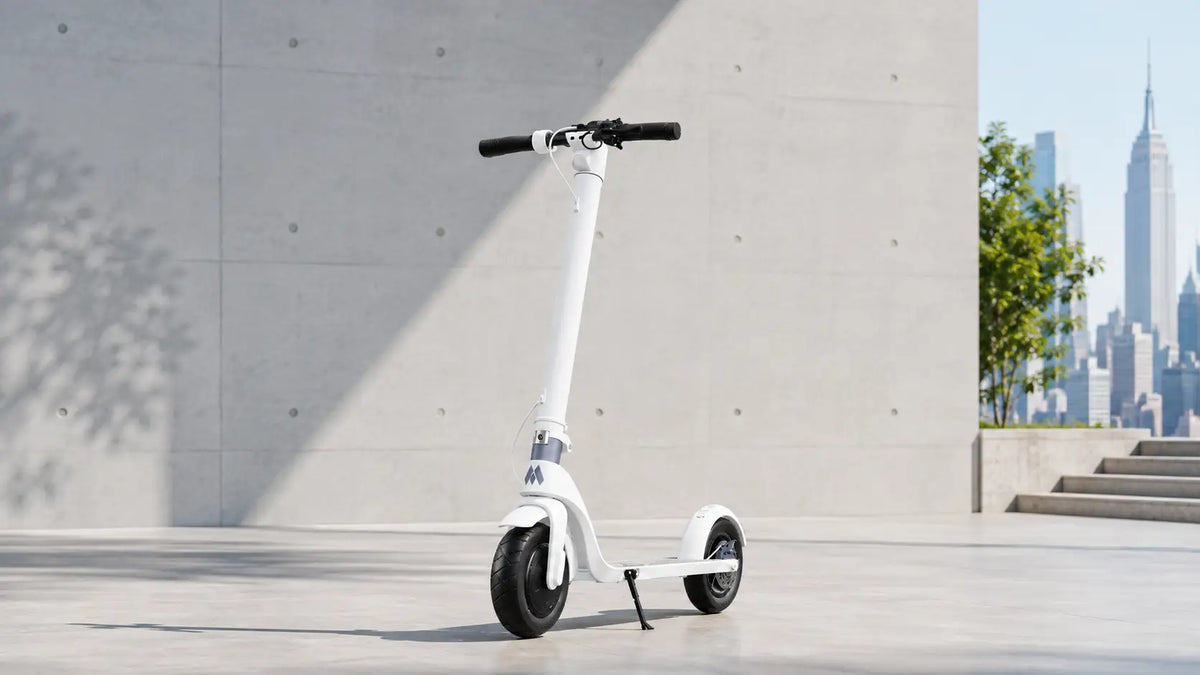METRO electric scooter battery pack with the Fire Sleeve containment layer that holds a failing cell's heat inside the pack
